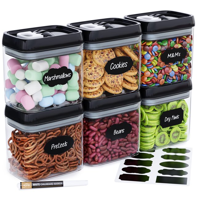 Set de cajas de almacenamiento herméticas Chef's Path 1.5 L (6 piezas)