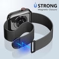 thumbnail image 4 of MetallbandkompatibeltmedAppleWatch-band40mm38mm41mmBlack-WELLNGSBlack, 4 of 5