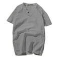 thumbnail image 4 of Bcfgryg Men's Linen Short Sleeve Shirt And Shorts Set Summer Casual Sports Two Piece Outfit For Active Men’s Outfit Sets, 4 of 4