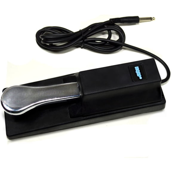 HQRP Sustain Pedal for Yamaha YPG-235 / YPG-535 / YPT-230 / YPT-330 / YPT-240 / PSR-E243 / MM6 / MM8 / MO6 Keyboards