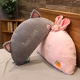 thumbnail image 1 of Huggable New Hot Super soft pillow plush toys comfortable rabbit cat cartoon back pillow cushion gift zhangmengya LED, 1 of 2