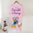 thumbnail image 1 of Disney Minnie Mickey Mouse Mini Dresses Women Short Sleeve Party Club Dress Casual Loose Fashion Streetwear Summer Dress MujerXXL Gao Jinjia LED, 1 of 2