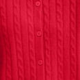 thumbnail image 5 of Uaswgudfs Women Cable Knit Cardigan Sweater Button Down Long Sleeve Open Front Loose Fit Solid Color Winter Warm Soft Knitwear Jacket for Daily Casual Office, 5 of 5
