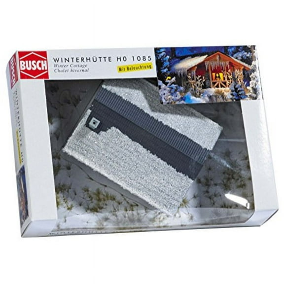 busch 1085 wintry wood cottage ho structure scale model structure