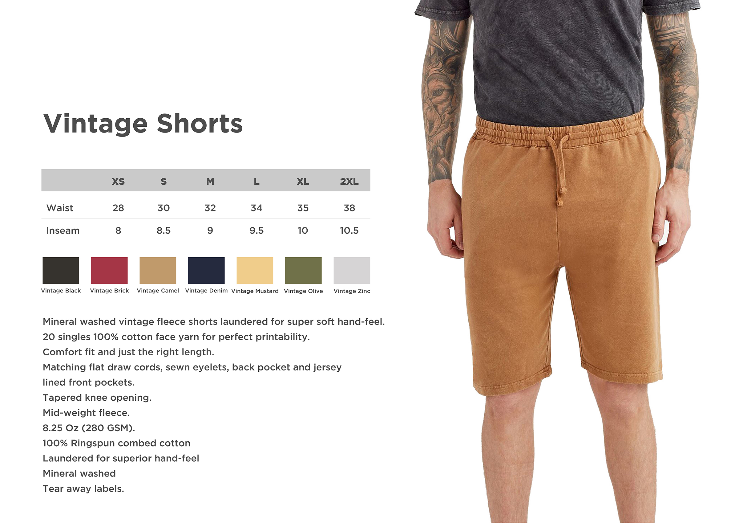 Mens Shorts Womens Shorts Pull On Vintage Shorts for Men Unisex Vintage Shorts for Women Casual Walkshorts - image 5 of 5