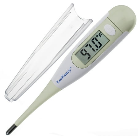 Medical Thermometer to Monitor Body Temperature Fever by Armpit Axillary Underarm – Clinical Thermometer - Accurate Fast Digital Readings for Baby Infant Kids