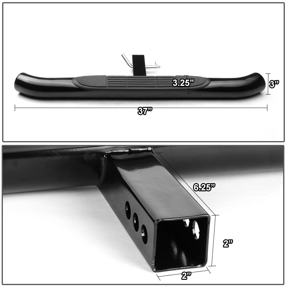 CURT 13194 Class 3 Trailer Hitch - Fits Lincoln MKC, 2-Inch Receiver, 3,500 Lbs GTW