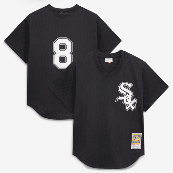 Men's Mitchell & Ness Bo Jackson Black Chicago White Sox Authentic Batting Practice Jersey