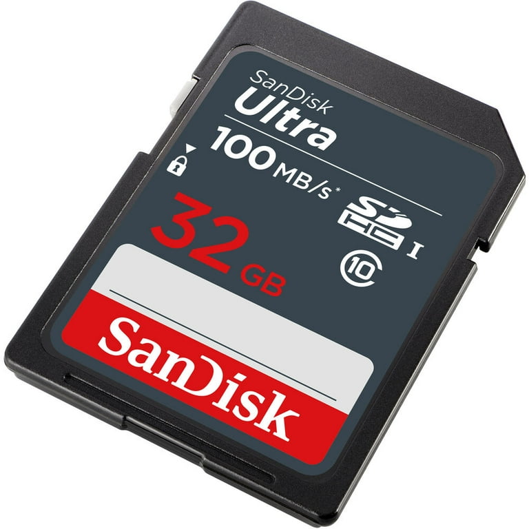 SanDisk 32GB Ultra SDHC UHS-I Memory Card - 100MB/s, C10, SDHC -  SDSDUNR-032G-GN3IN