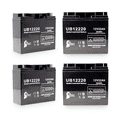 thumbnail image 6 of 4x Pack - Compatible Direct Transport Products TRACER FOLDABLE TRAVEL SCOOTER Battery - Replacement UB12220 Universal Sealed Lead Acid Battery (12V, 22Ah, 22000mAh, T4 Terminal, AGM, SLA), 6 of 6