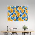 thumbnail image 2 of Ocean Wave Sunflower Tapestry for Bedroom - Tapestry Wall Hanging Wall Tapestry for Dorm Wall Decor Home Decoration , Aesthetic Funny Tapestry 29 x 37in, 2 of 5