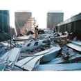 thumbnail image 2 of A Portion Of The Fuselage Of United Airlines Flight 175 On The Roof Of Wtc 5 History (36 x 24), 2 of 2