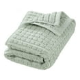 thumbnail image 5 of Hotel Style 6-Piece Egyptian Cotton Textured Bath Coordinate Towel Set, Soft Sea, 5 of 7