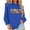 Blue2, variant on Womens Halloween Costumes Halloween Tshirt for Women Pumpkin Graphic Tees Tops Long Sleeve Pullover Shirt Long Sleeve Crew Neck Ghost Clothes Fall Clothes Blue XXXL