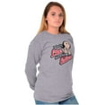 thumbnail image 3 of Olive Oyl I Only Like Strong Sailors Women's Long Sleeve T Shirt Brisco Brands S, 3 of 6