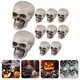 thumbnail image 4 of 10pcs Halloween Plastic Skull Head Miniature Figurine Skull Head Model Horror Skull Head Miniature, 4 of 4