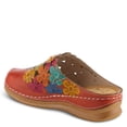 thumbnail image 7 of L’Artiste AUGI Hand-Painted Floral Leather Clog Wedge, 7 of 7