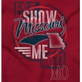 thumbnail image 2 of Missouri MO Vintage Road Trip Map Unisex Plus Fleece Graphic Hoodie Brisco Brands 2X, 2 of 4