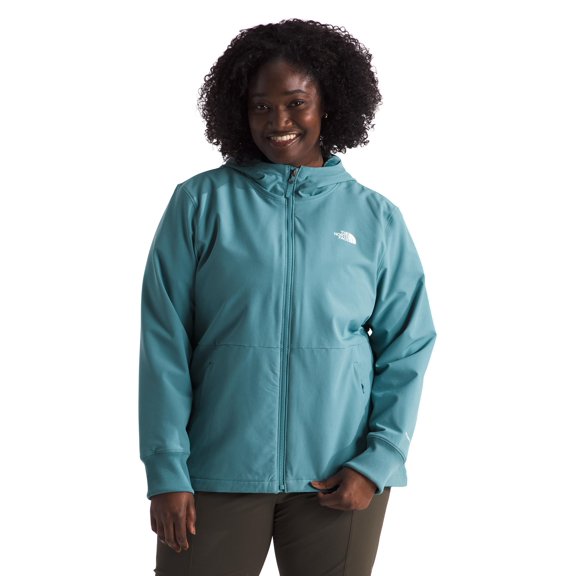 Chaqueta THE NORTH FACE Shelbe Raschel de forro polar con capucha para mujer, azul