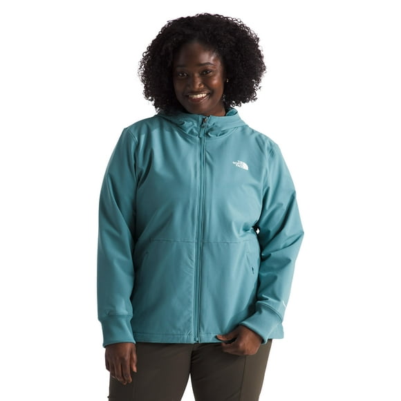 Chaqueta THE NORTH FACE Shelbe Raschel de forro polar con capucha para mujer, azul