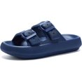 thumbnail image 1 of Slides for Women Men Pillow Slippers Double Buckle Adjustable Sandals EVA Recovery Slides, 1 of 6