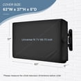 thumbnail image 2 of Outdoor TV Cover for Outside Flat Screen Televisions with Mounts and Stands, 2 of 7