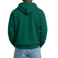 thumbnail image 5 of Pullover Hooded Sweatshirt for Men Classic Long Sleeve Solid Color Drawstring Hoodie Top Dark Green 2XL, 5 of 5