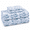 Blue Floral-Twin, variant on Blue Paisley Queen 300 Thread Count Percale Weave Cotton Bed Sheet Set