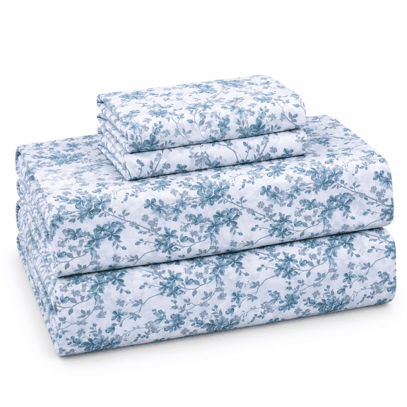 &ton Percale 300 Thread Count 3 Pc Sheet Set