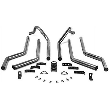 Dual Exhaust Header Back Kit - Super Street