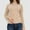 Khaki, variant on Knitted Sweaters for Women Women's Long Sleeve Sweaters Crewneck Solid Color Pullover Sweater Slim Fit Winter Comfortable Party Work Warm Top,Beige