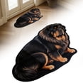 thumbnail image 2 of CoreLiving Dog Shaped Bath Mat, Funny Cute Dog Rug for Bathroom and Entryway, Soft Plush Non-Slip Washable Absorbent Welcome Doormat for Front Door, 1 Count, 2 of 8
