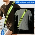 thumbnail image 1 of LJNYFDC Ruban Réfléchissant Résistant aux Intempéries Ceinture Réfléchissante LED Rechargeable USB Sangle en Nylon Réfléchissante pour Rester en Sécurité pour la Course de Nuit Sports Extérieurs, 1 of 6