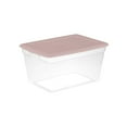 thumbnail image 1 of Sterilite 55 L Storage Box - Pink, 1 of 5