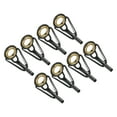 thumbnail image 1 of Unique Bargains Kit de Réparation d'Embout de Canne à Pêche en Acier Inoxydable 2,0 mm, Guide d'Anneau de Perche, Remplacement, Doré, Lot de 8, 1 of 5