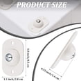 thumbnail image 3 of NANDIYNZHI Clearance Self Adhesive Mini Caster Wheels Stem Casters Roller Bearing 360° Rotation Wheel Sticky Pulley For Trash Can Storage Box Small Furniture (16 White Swivel) Stick On Casters B, 3 of 9