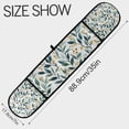 thumbnail image 3 of Yayeee Double Oven Mitt Kitchen Heat Resistant Baking 35" x7" Quilted Glove, Darker Leafy Pattern, 3 of 6