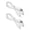 White, variant on 2pcs/set 100cm Flat Tip USB to Type C Charging Wire Data Cable for Easy Storage and Travel Daily Home Use