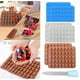 thumbnail image 1 of Xihbxyly Molde de Hielo de Calavera de Halloween, Silicona Flexible de Grado Alimenticio, 40 Moldes de Celosía, Diseño Antiadherente de Fácil Liberación, Perfecto para Cócteles Artesanales, Dulces de, 1 of 2
