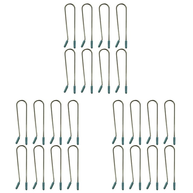 Hot Roller Clips for Electric Rollers Replacement Clip Kit Fixed Clip U Shaped Curling Hot Roller Clip Assorted Hot Roller Clips Replacements 8pcs/Pack 3 Sizes