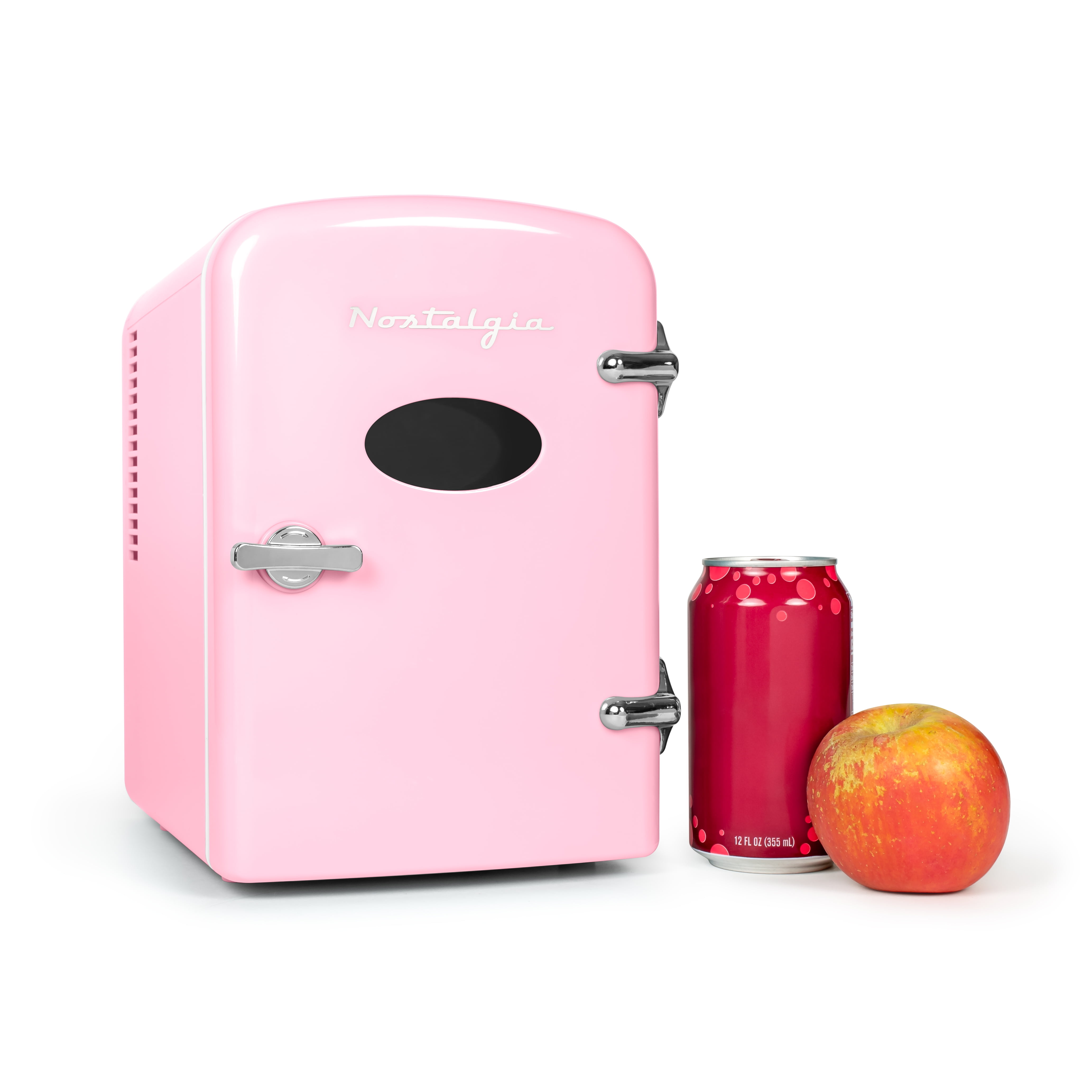 Nostalgia Retro 6Can Personal Cooling and Heating Mini Refrigerator