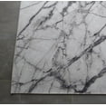 thumbnail image 3 of Silver/White Marble Vintage Print 5'x7' Area Rug/ Carpet by Makymo, 3 of 6