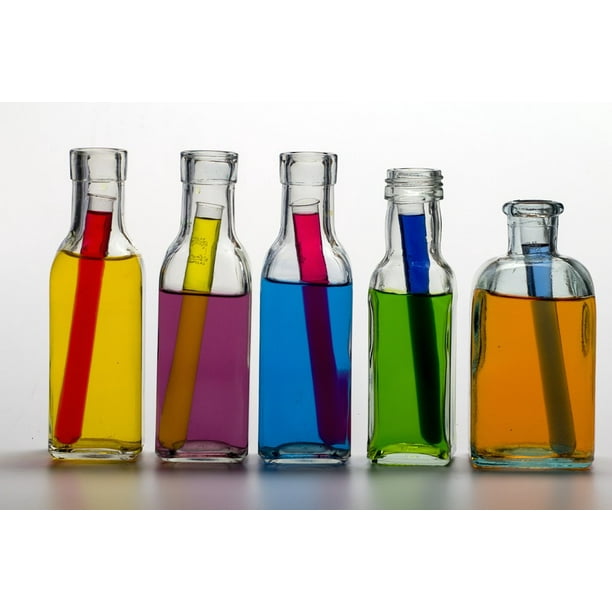 Bottles Color Colored Water Test Tubes Still Life 12 Inch By 18 Inch Laminated Poster With Bright Colors And Vivid Imagery Fits Perfectly In Many Attractive Frames Walmart Com Walmart Com