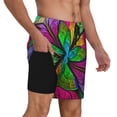 thumbnail image 2 of Fotbe Multicolored Beautiful Flower Traje de Baño para Hombre – Shorts de Natación de Secado Rápido con Forro y Bolsillos-Medium, 2 of 6