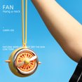 thumbnail image 5 of RFUGUG Cordless Bladeless Neck Fan - USB Rechargeable, Airplane Friendly Personal Fan with Student Strap for Refreshing Summer Breezes on-the-Go, 5 of 7