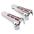 thumbnail image 4 of BFY Front Lower Fork Leg Cover LED Smoke Light For Harley FLHR FLHX 14-20 Chrome&Red, 4 of 8