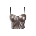 thumbnail image 1 of Chaleco elástico de verano de color sólido para mujer con tirantes de cuero, corsé sexy de estilo coreano que combina con todo, chaleco de pecho envolvente de estilo europeo y americano, 1 of 6