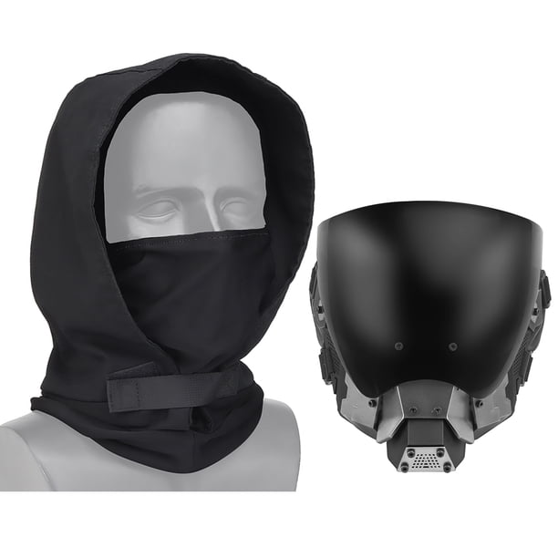 Pasamontañas Con Capucha para La Cabeza Máscara Airsoft Protectora Cara Completa Útil Halloween