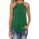 thumbnail image 4 of Playeras,Blusas y Tops,Ropa para Mujer Camisetas sin mangas Mujeres Verano Spaghetti Strap Lace Flowy Tank Tops Camisas (Green, XL), 4 of 6