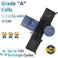 thumbnail image 1 of Laqueena AP11D4F AP11D3F Batería de Repuesto para Laptop ACER Aspire S3 S3-951 S3-951-2464G24iss S3-951-6464 S3-951-6646 MS2346 AP13J4K MS2346 KB1097 BT.00303.026 BT00303026 11.1V 36.4WH 4-Cell, 1 of 2